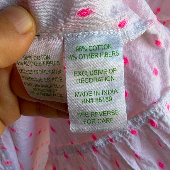 Lilly Pulitzer Kipper Cover-Up Tunic Dress L/XL Tangelo Neon Clip Beach Boho - Picture 8 of 13